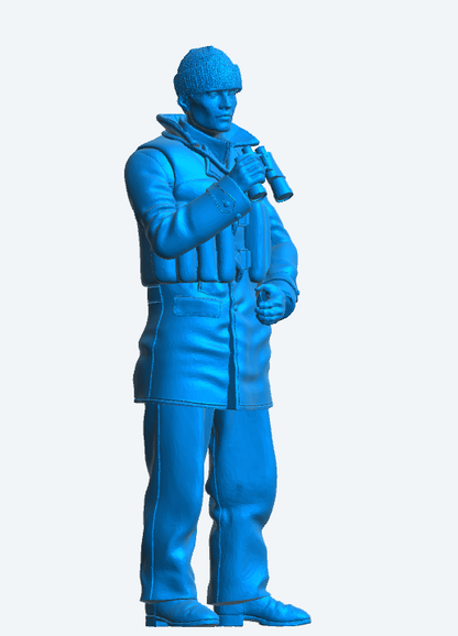 TG33B – RAF Vosper Rescue Launch Crewman – Scale Model Figure 1/24 & Multiple Scales