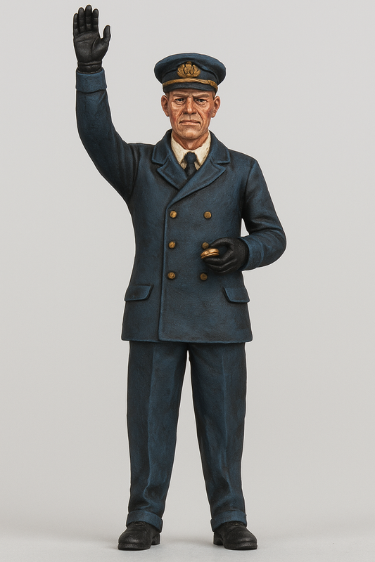 TG38 – 1/24 Scale Model Naval Officer Holding Pocket Watch
