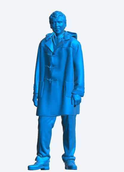 TG53B – Ships Crewman in Duffle Coat with Hood | Relaxed Standing Pose – 1:48 Scale and Multi-Scale
