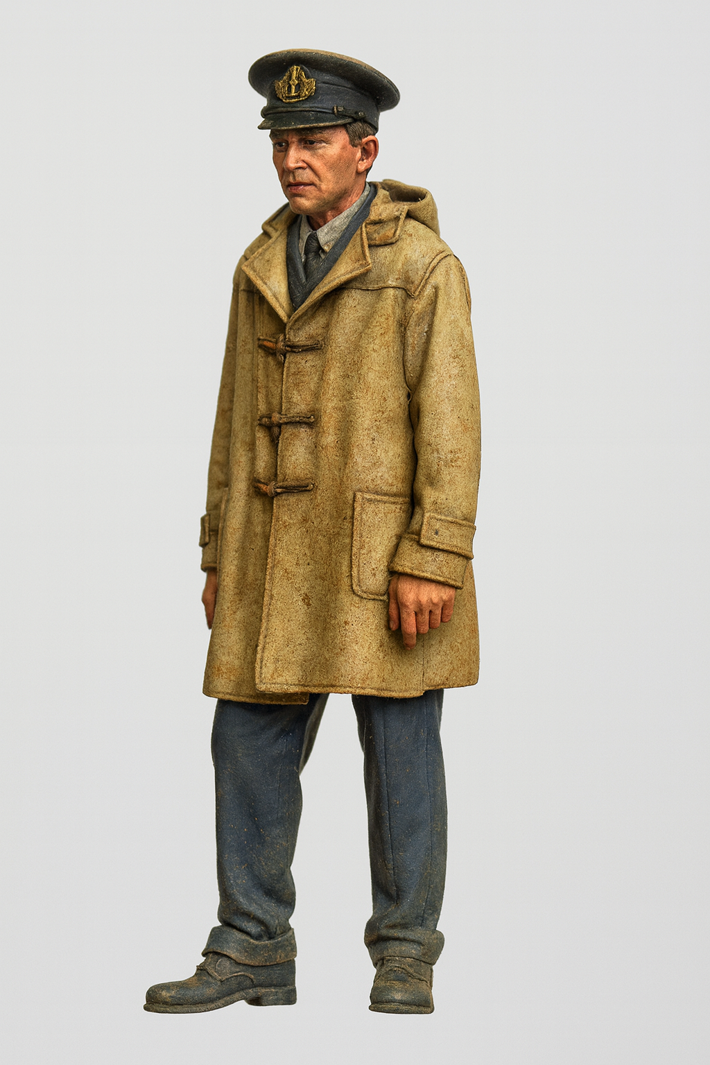 TG53 – 1/24 Naval Crew Officer in Duffle Coat  RC Ships and Dioramas