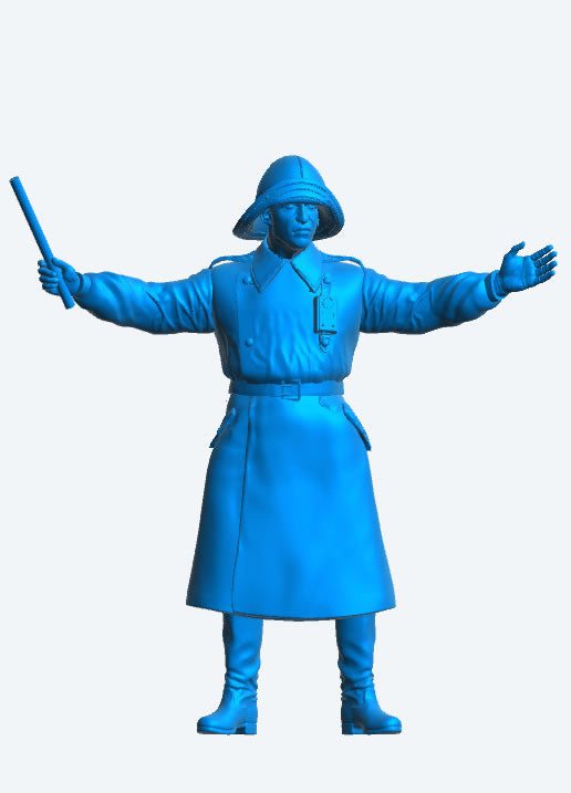 TG59 Classic Lifeboat Crew Figure – Colin Archer Style with Flare, Sou’wester, Waterproof Coat, and Seaboot