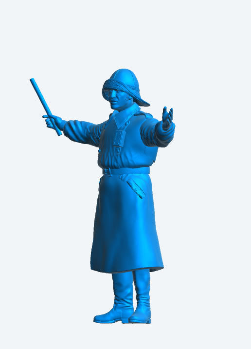 TG59 Classic Lifeboat Crew Figure – Colin Archer Style with Flare, Sou’wester, Waterproof Coat, and Seaboot