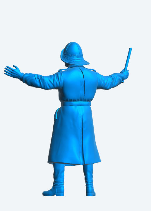 TG59 Classic Lifeboat Crew Figure – Colin Archer Style with Flare, Sou’wester, Waterproof Coat, and Seaboot
