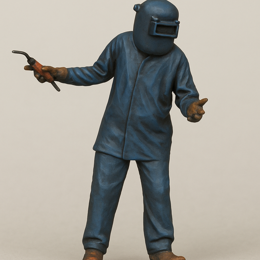 Scale Model Boat Crew TG5B Welder model ship figure