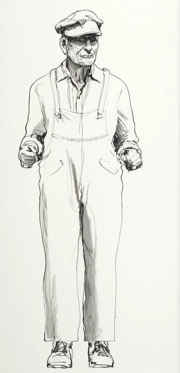 TG6C — Early 20th Century Ship’s Helmsman