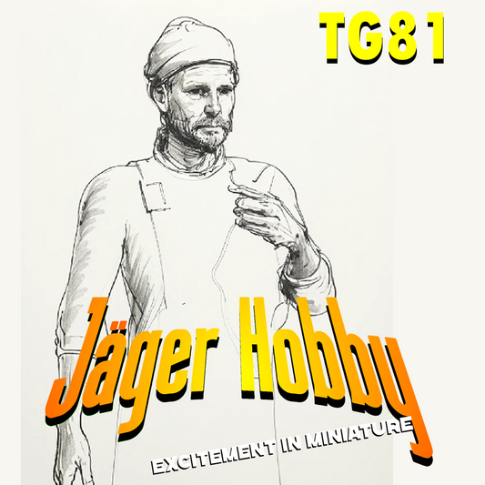 TG81 Deck Crew Fisherman Holding Fish – Jäger Hobby Scale Model Figure