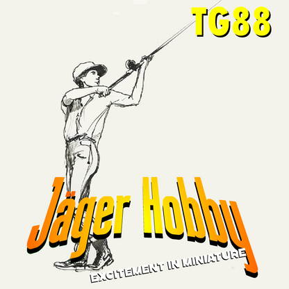 TG88 1/12 Multi Scale Model Figure Fly Fisherman Casting Rod