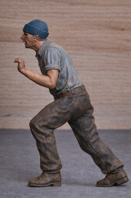 TG8C Billings Perfect Storm Andrea Gail fishing boat crew Unpainted