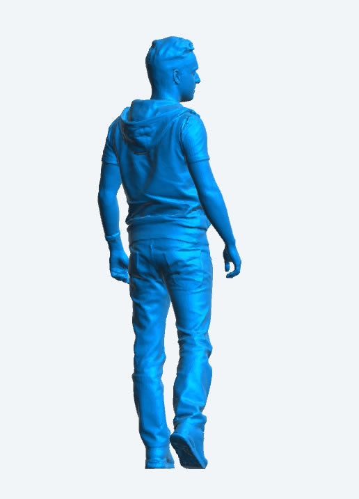 TG91 Relaxed Modern Sailor – Walking Pose in Jeans, Hoodie & T-Shirt