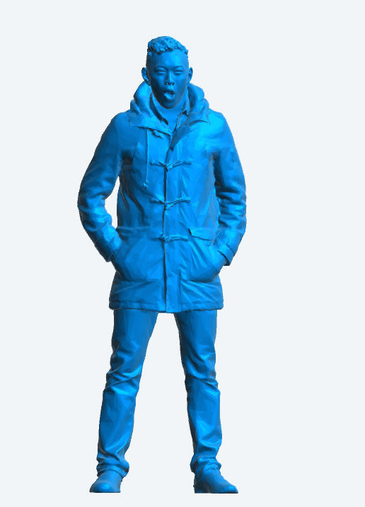 TG92 Scale Deck Crewman in Duffle Coat – Hands in Pockets