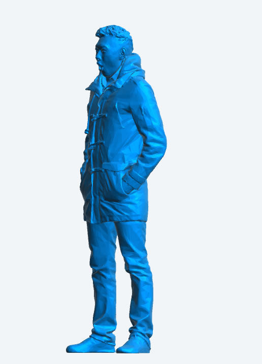 TG92 Scale Deck Crewman in Duffle Coat – Hands in Pockets