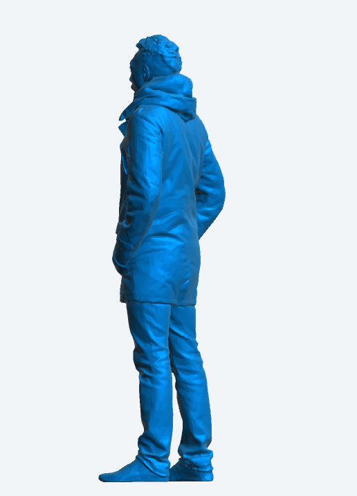 TG92 Scale Deck Crewman in Duffle Coat – Hands in Pockets