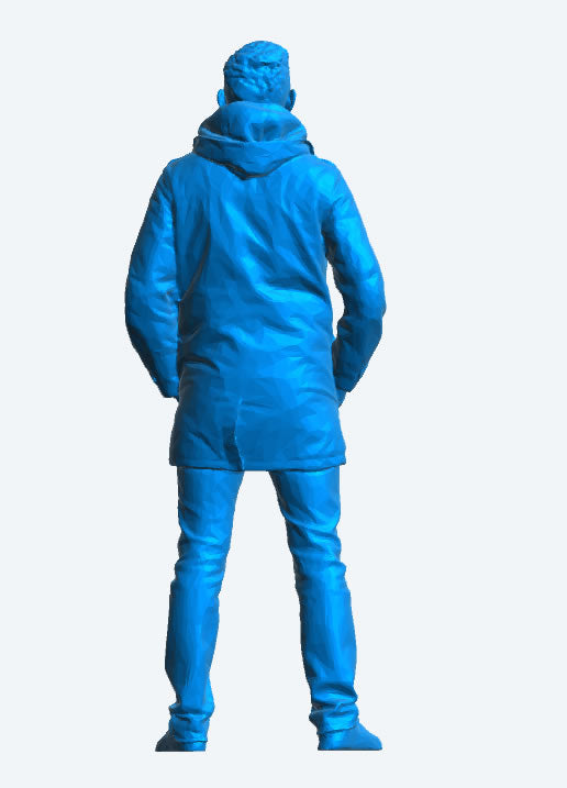 TG92 Scale Deck Crewman in Duffle Coat – Hands in Pockets