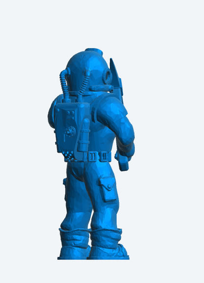 TG97 20th Century Deep Sea Diver – Brass Helmet, Lead Boots & Pickaxe