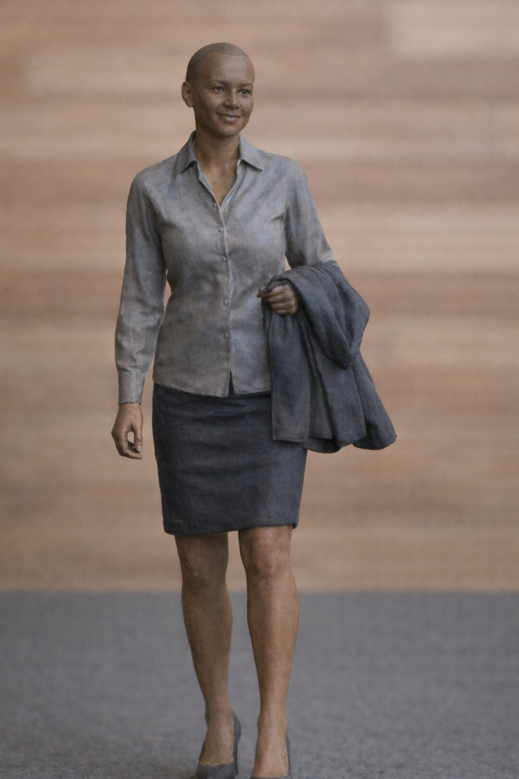 1:43  W16 – Scale Model Business Woman  Unpainted in Blouse and Skirt