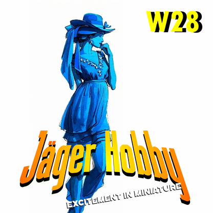 W28 – Scale Model Figure Saloon Girl Dancing