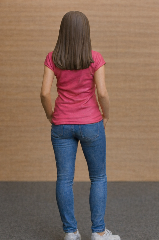 Jager Hobby W4 Woman Figure – Relaxed & Casual Style Unpainted