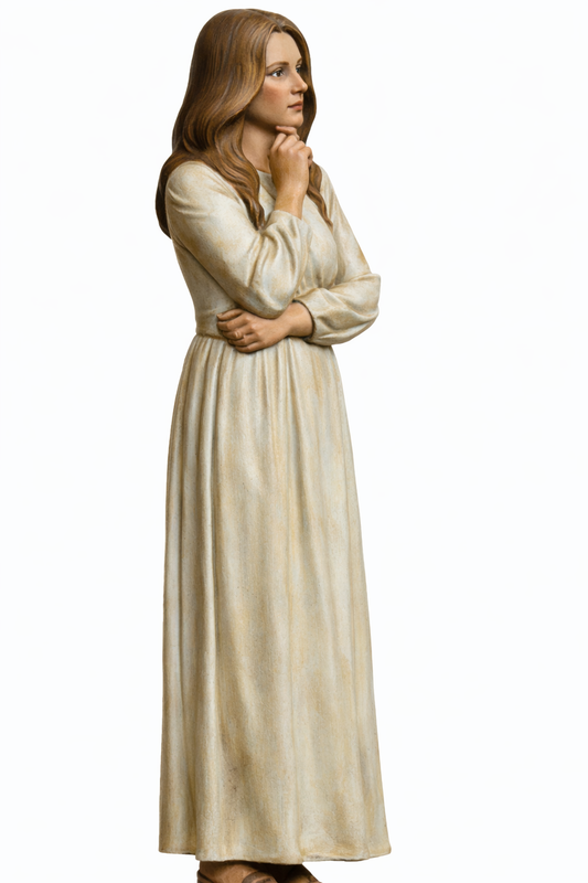 W70 Woman Thinking – Summer Day Pose – UNPAINTED