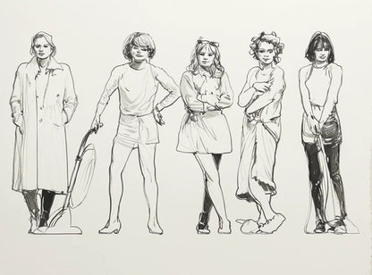 W73 Rock Vocalist – Domestic Parody Pose with Vacuum – UNPAINTED