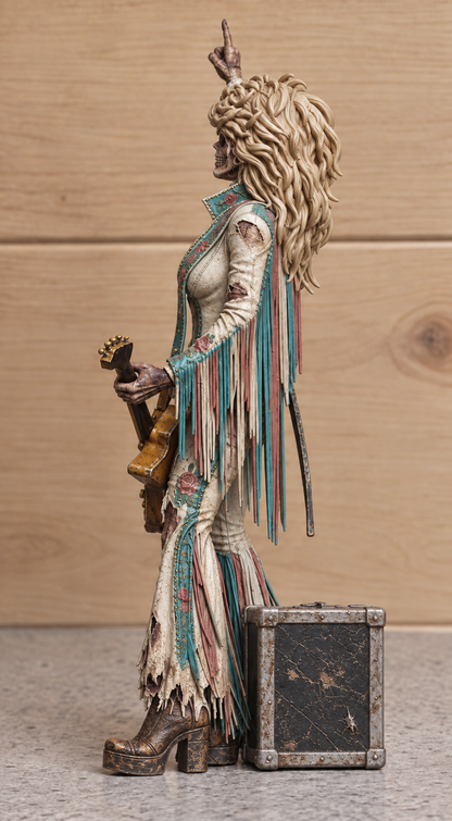 K1 – F**K JOLENE – LET’S ROCK! Undead Country Queen – Unpainted Multi-Scale Resin Figure